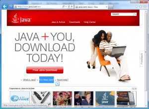Click the link - Do I have Java?