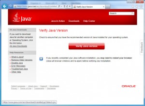 Click - Verify Java Version