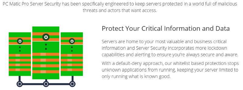 PC Matic Pro: New Product Announcement: Server Security