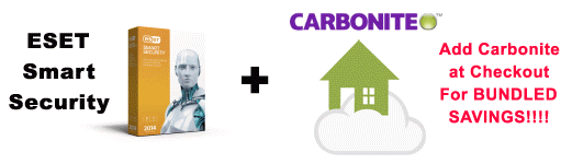 Buy Smart Security with Carbonite and SAVE!